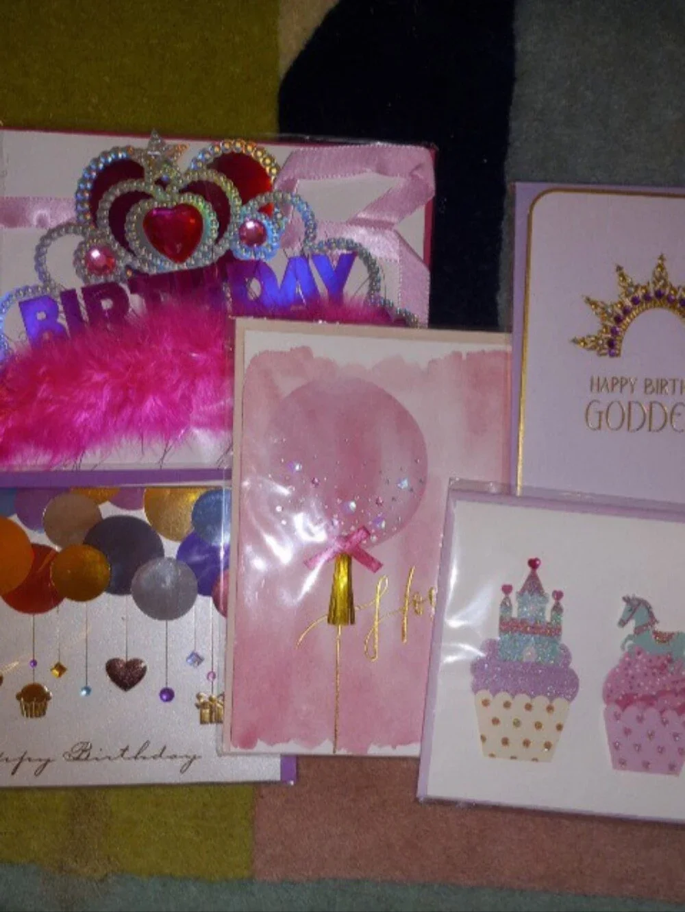 NWT- Gorgeous Goddess 5 Card Birthday Bundle